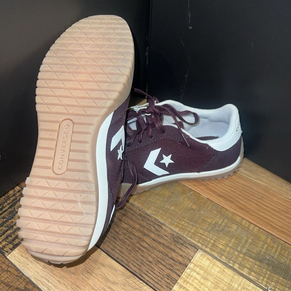 New Women’s Converse Run Star Trainer Lifestyle Sneakers Ox Burgundy A13360C - Picture 5 of 8